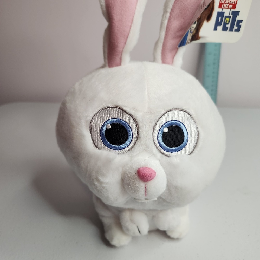 The Secret Life of Pets Snowball Bunny Plush Toy Factory White Rabbit Stuffed...